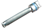 HF6: Non Green Spec. Battery Handle for Fiber Optic Laryngoscope Blade, Size-AA/small, regular lamp, made of aluminium (light weight)